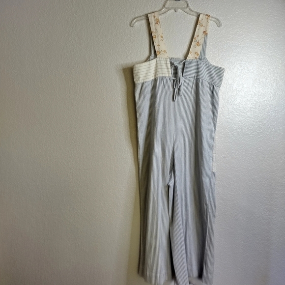 Madewell x The New Denim Project Patchwork Jumpsuit sz M - Picture 8 of 9